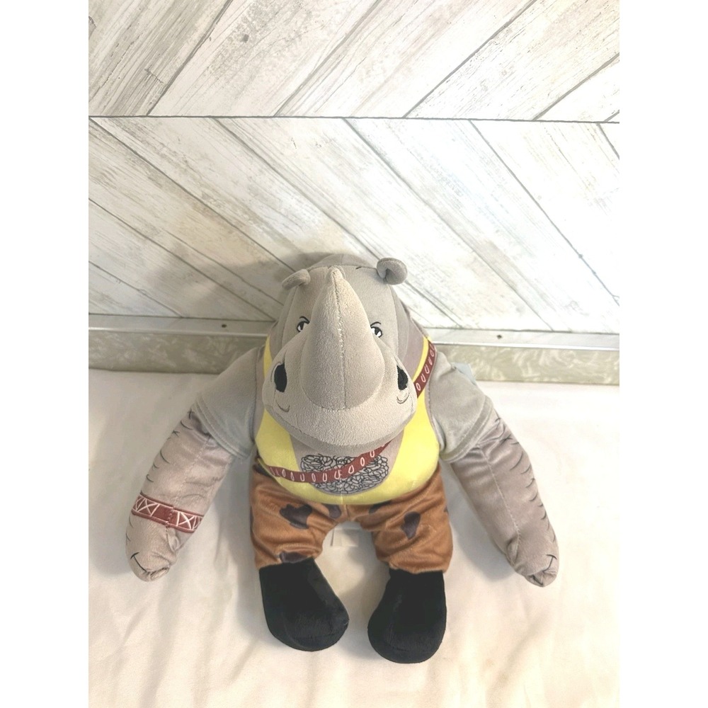TMNT Rocksteady Pillow Buddy Plush Teenage Mutant Ninja Turtle Mutant Mayhem NEW
